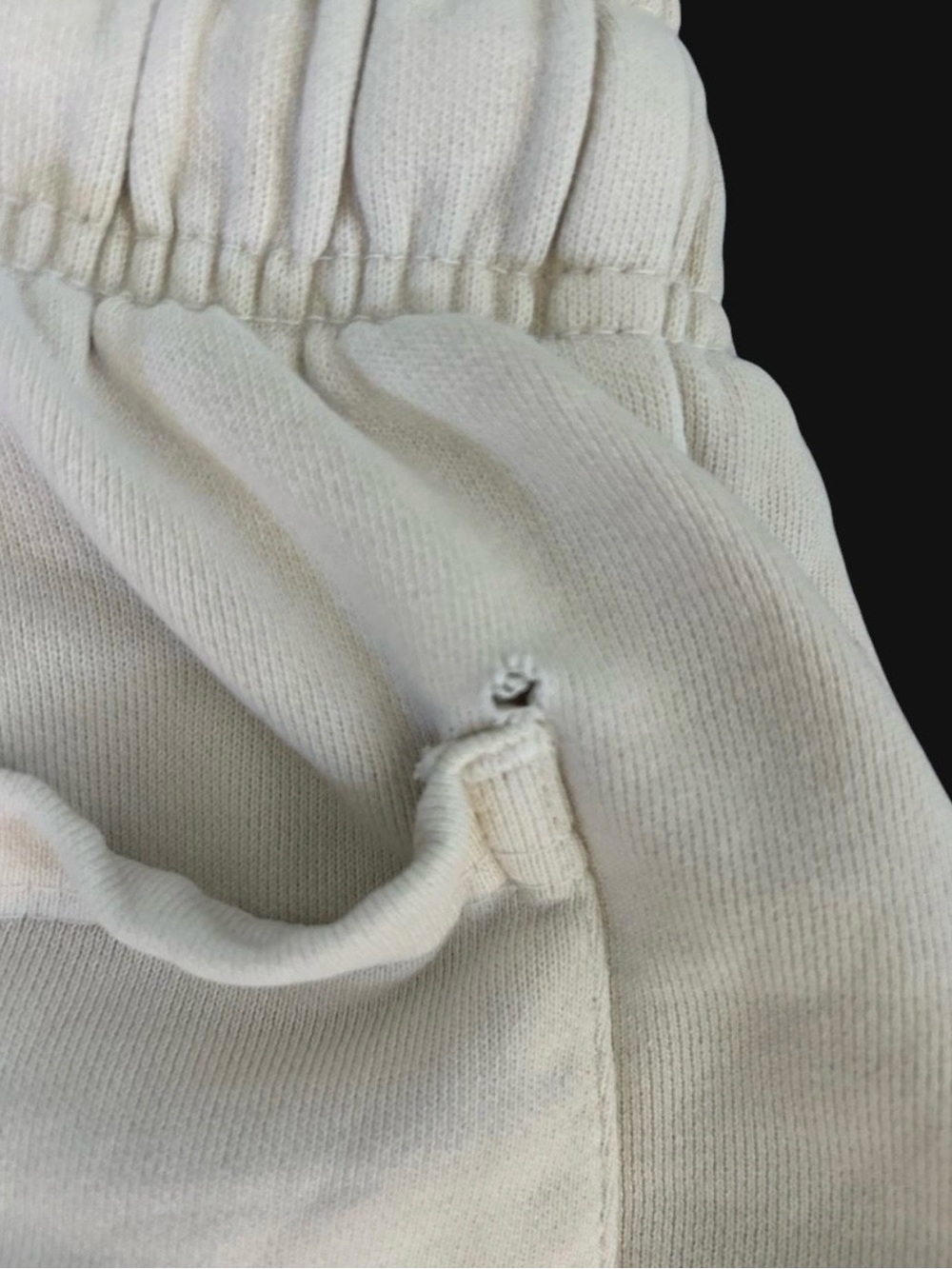 Casual White Men’s Elastic Drawstring Athletic Shorts - Picture 4 of 4